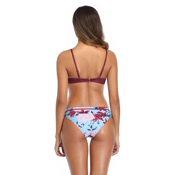 NHKDSASA Moterys Vasarą Atskiras Bikini Komplektas 2021 Underwire maudymosi kostiumėlį Paplūdimio Sexy 2 Gabalus, Maudymosi Kostiumą, Push-Up maudymosi Kostiumėliai, Kamšalu