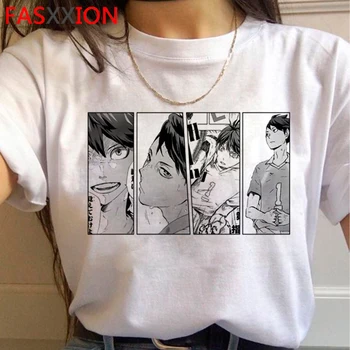 Oya Oya Oya Haikyuu Kuroo Bokuto marškinėliai vyrų japonijos ulzzang balti marškinėliai spausdinti grunge vasaros top marškinėliai kawaii tumblr