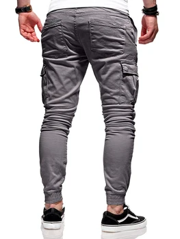 Rudenį Vyrų Kelnės Hip-Hop Haremas Poilsiu Kelnes 2021 Naujos Vyriškos Kelnės Mens Poilsiu Kietosios Multi-pocket Pants Sweatpants M-4XL