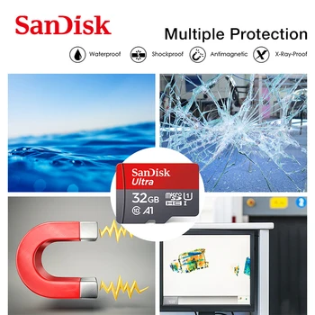 Sandisk carte sd Tarjeta SD 16GB 32GB 64GB 128GB atminties kortelės 10 Klasė micro sd 256 gb cartao de memoria su mažmeninės pakuotės
