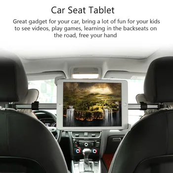 Savininkas Tablet PC Auto Automobilio galinės Sėdynės Pagalvėlės Tvirtinimo Laikiklis Tablet Universalus 7-10 Colių Ipad Samsung 