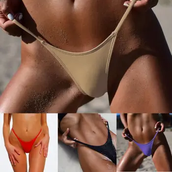 Sexy Diržas Bikini Dugnų Moterų G-String Brazilijos Dirželius Maudymosi Kostiumėliai Maudymosi Kostiumėlį, Kieto Dugno Plaukimo Kostiumas
