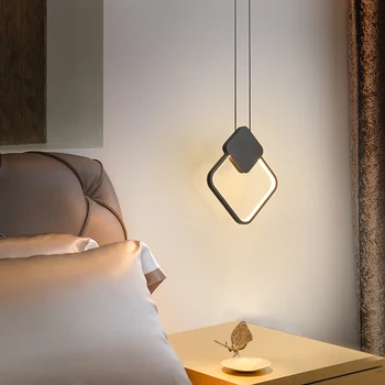 Sieniniai šviestuvai modernaus simple stiliaus LED kabo turi 3 stilius, virtuvė, valgomasis, baras, svetainė ir miegamasis žibintai