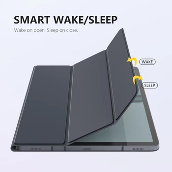 Smart Folio Case For Samsung Galaxy Tab S7 11 2020 M., Plonas, Lengvas Smart Shell Stovėti Dangtis,Stiprus Magnetinis Adsorbcijos už Skirtuko