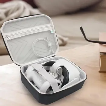 Sunku EVA Kelionių Saugojimo Krepšys Oculus Quest 2 VR Ausines Nešiojami Patogus lagaminas VR Ausinių Valdikliai, Priedai