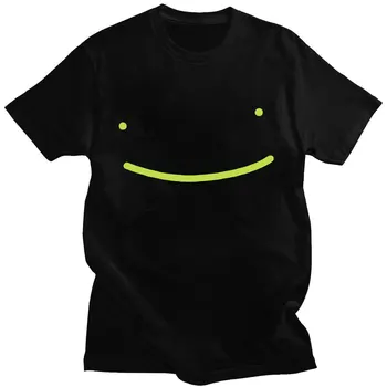 Svajonė Dįr Šypsena Žalia T-Shirt Vasarą Vyrams Marškinėliai Harajuku Marškinėliai Hip-Hop Unisex Streetwear Tshirts Kawaii Drabužių Anime Marškinėliai