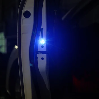 Universalus LED Automobilio Duris Saugos Įspėjimas Anti-susidūrimo Šviesos 5 Led Belaidžio Magnetinės Indukcijos Strobe Saugos Signalizacijos Lemputė