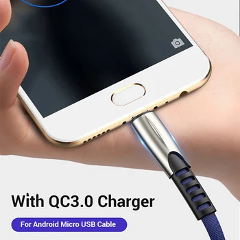 USB C Tipo Duomenų Perdavimo Nailono Tinklelio Laidą Redmi Pastaba 8 7 6 Pro Įkrovimo Laidas su USB Mobilaus Telefono