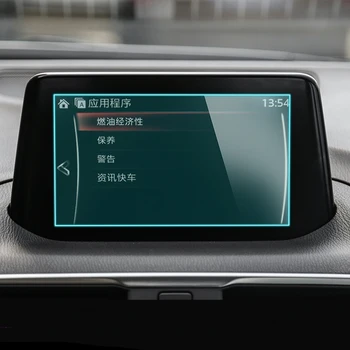 Už MAZDA 3 Mazda3 Axela 2013-2020 Auto Navigacijos Kino GPS Ekranas Ekrano Apsaugos Grūdintas Stiklas Kino Lipdukas Priedai