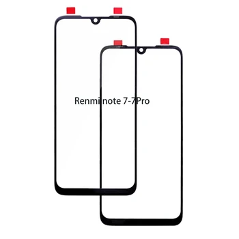 Už Xiaomi Redmi Note7/7 Pastaba pro Priekinės Stiklo Ekranas Jutiklinis Ekranas Skydas Priekinio Stiklo Pakeitimas