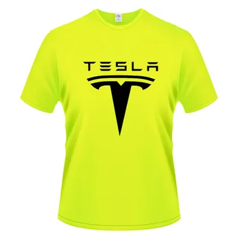 Vasaros vyriškų Automobilių Tesla3D Atspausdintas T-shirt Streetwear Kvėpuojantis Marškinėliai Grynos Spalvos Negabaritinių Marškinėlius Atsitiktinis Viršų 2021 Viršų