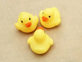 Vieną Tuziną (12) Guminė Antis Ducky Duckie Baby Shower Gimtadienio Džiaugtis Ducky Dicycle Vėjo Motorinių Jojimo, Dviračių Žibintai Garso Signalas