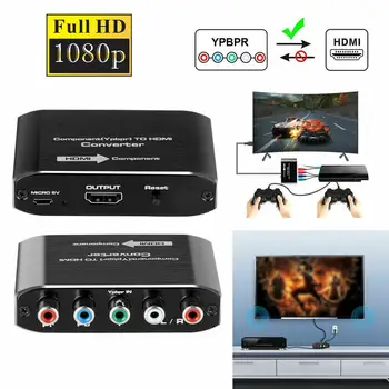 YPbPr RGB HDMI-suderinama Konverteris 4K 60Hz Video, Audio Adapteris, Skirtas DVD PSP, Xbox PS2 Komponentas HDMI suderinamus Skaičiuoklė