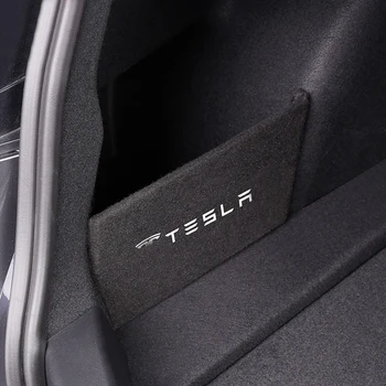 Šiek tiek Pakeisti Laikymo pertvarų iš abiejų pusių bagažo skyriaus skiriamoji uodega langelį Tesla model 3 Automobilių reikmenys
