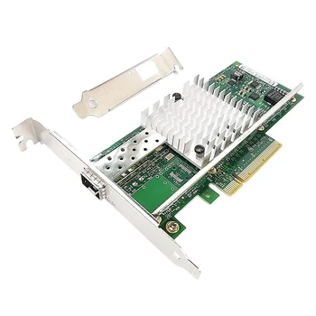 10Gb PCI-E Tinklo plokštė Tinklo Modulis X520-DA1 Tinklo Adapteris su Žemos ir Aukštos Profilio Laikiklis Kompiuterio Priedų