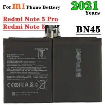 2021 4000mAh BN45 Telefono Baterija Xiaomi Redmi 5 Pastaba / Redmi Note5 Pro Išmaniojo telefono Bateriją, Aukštos Kokybės Pakaitinis Akumuliatorius