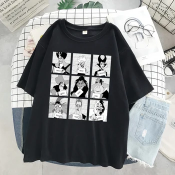 2021 Disney Marškinėliai Femme Animacinių filmų Naujas Mados Piktadariai Bloga Mergaitė Buvo smagiau t-shirt Grafikos Viršūnes Tees 90s Harajuku T-shirt