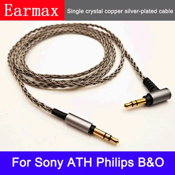 2021 Hearphone kabelis SRP9500 MSR7 MDR-1A SOLO2/3 1000XM3 monokristalo vario ausinių laidas B&O/ATH/Sony