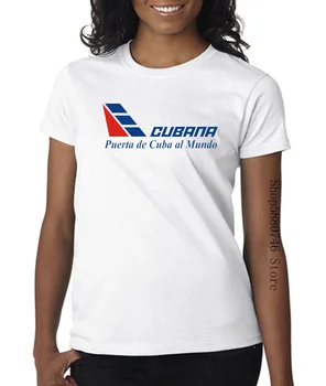 Cubana Airlines Kuba Atostogų Marškinėliai