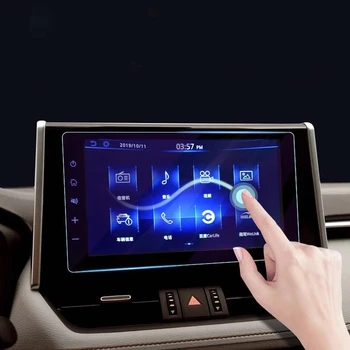 Gabalas Nauji Aukštos Kokybės Toyota Rav4 Rav 4 Priedas Ekrano Apsauginės Plėvelės Automobilių GPS Navigacijos Grūdintas Stiklas Raštas