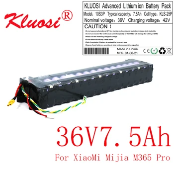 KLUOSI 36V 7.5 Ah 8Ah 10S3P Ličio Baterija už Xiaomi Mijia M365 Paspirtukas su Ryšio Jungtis Rungtynės su Originaliu