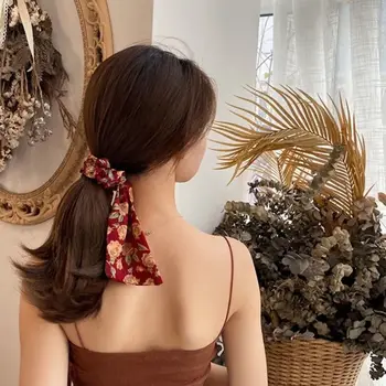 Korėjos versija, naujas gėlių plaukų žiedas plaukų aksesuarai l surišti plaukai, lankas, kaspinas streamer Mori moterų kaklaraištis galvos virvę šukuosena