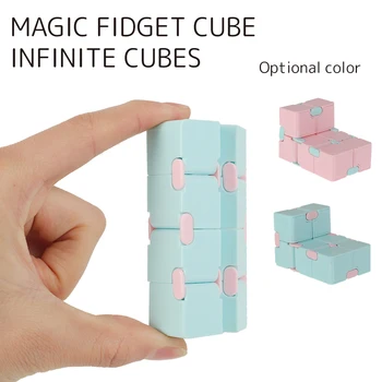 Vaikų, Suaugusiųjų Išskleidimo Žaislas Infinity Kubo Magic Cube Apversti Kubinių Įspūdį Streso Sumažinti Autizmo Vertus Žaidimas Keturių Kampe Labirintas Žaislas