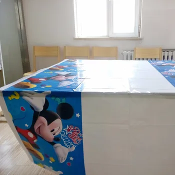 108cm*180cm Mickey Mouse Šalies Prekių Staltiesė Mickey Mouse Šalies Naudai Vaikams Gimtadienio Apdailos Šalis