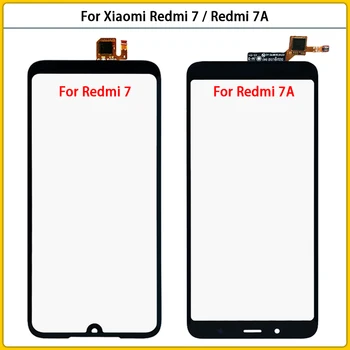 10VNT Naujas 7A TouchScreen Už Xiaomi Redmi 7A Jutiklinio Ekrano Skydelis skaitmeninis keitiklis Jutiklis LCD Priekinis Stiklas Xiaomi Redmi 7 Vietoj