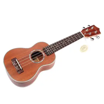 21inch Ukulėle Raudonmedžio Medienos Ukulėle Havajų Mažas Gitara Tiuningas Vinys Sting Priemonė 4 Styginių Mini Guitarra