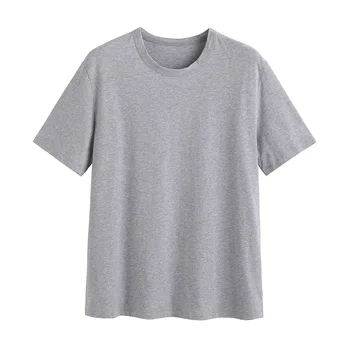 A24 Kietas marškinėliai moteriški naujas vasaros apvalios kaklo trumpomis rankovėmis flanging dizaino atsitiktinis viršų