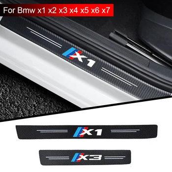 Automobilių ribą anglies pluošto raštas tinka BMW X1 X3 X4 X5 X6 X7 anglies pluošto oda sveiki pedalas