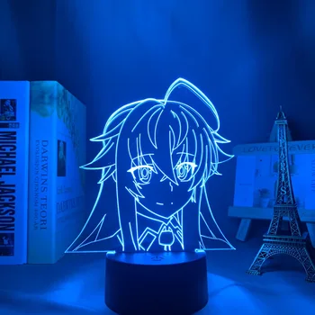 High School DxD Anime LED Šviesos Namų Puošybai Gimtadienio Dovana Komiksų 3D Naktį Šviesos Ria Gremory Neonas Ženklai Kambarys