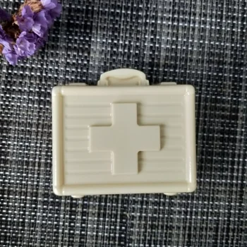 Kryžiaus pirmosios pagalbos rinkinys, silikono formos muilo pelėsių pirmosios pagalbos rinkinys medicinos box 