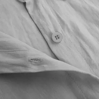 Moteris Kietas Sundress ZANZEA 2021 Mados Vasaros Marškinėliai Suknelė trumpomis Rankovėmis Vidurio Claf Vestidos Moterų Atvartas Mygtuką, Chalatas, Negabaritinių