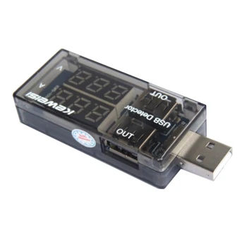 USB Testeris USB Voltmeter Ammeter Dabartinis Įtampos Testeris, Skaitmeninis LCD Displėjus, Galios Baterijos Talpa Testeris USB krovimo Indikatorius