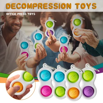Vaikų, Suaugusiųjų paprasta dimple fidget žaislas Sandėlyje Kūrybinis Žaislas mini Dimple Žaislas Slėgio Atsarginiais Valdybos Valdytojas Švietimo Žaislas