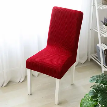 Vientisos spalvos siamo kambarį kėdė padengti namų restoranas kėdė padengti universalios universali kėdė padengti išmatose raštas storio