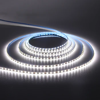 5m LED Juosta 2835 SMD 120LEDs/m DC12V 4MM Lanksti LED Rope, Kaspinas, Juosta, LED Šviesos Lemputė 3mm SMD 2025 LED Juostos
