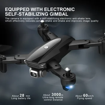 6k Drone tolimojo 5G WIFI, 3KM FPV GPS Su 6K HD Kamera, 2-Ašis Gimbal Brushless Sulankstomas RC Drone Žaislai Berniukams