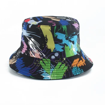 Harajuku Kibiro Kepurę Grįžtamasis Vasaros Saulė Kepurės Moterims, Vyrams, Grafiti, Kaklaraištis Dažų Žvejys Skrybėlę Streetwear Hip-Hop Kepurės