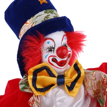 Juokinga Šypsena Klounas Vyras Pav Lėlės Žaislas Helovinas Puošimas Ornamentais Gimtadienio Dovana 41cm #2 Porceliano Lėlės Priėmimo