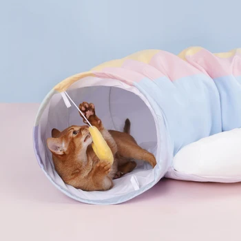 Katė Lova Namas Nuimamas Išardomi Tunelio Pet Baldai Mažylių Lovos Mažų Šunų Kilimėlis Naminių Reikmenys Miega