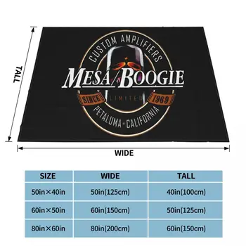 Mesa Boogie Užsakymą Stiprintuvai S13 Vėliau Kaip Įdomu Streetwear Kinų Stiliaus Roko Topai Lašas Laivybos Šūkis Flanelė Antklodė