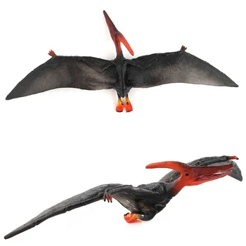 Modeliavimo Dinozaurų Vaikų Žaislas Kieto Plastiko Pterosaur Plaukioja Drakonas Allosaurus Veiksmų Skaičius, Modelis
