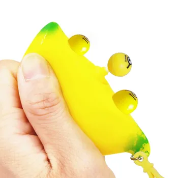 Nemokamas Pristatymas Fidget žaislai Bananų Fidget Jutimo Žaislas, Raktų Žiedas Streso Atsarginiais Kvapus Super Lėtai Augančių Vaikų Pop Išspausti Žaislas