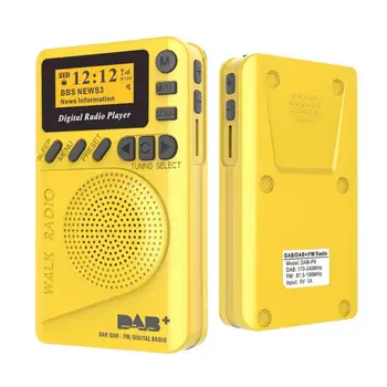 P9 Mini-Ultra plonas Kišenėje DAB Skaitmeninis Radijas FM Skaitmeninis Demodulator Nešiojamas MP3 Grotuvas su 1.44 colių LCD ekranas, Parama TF kortelę