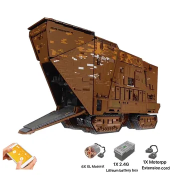 Pelėsių Karalius 21009 Sandcrawler Blokus, Plytas, Smėlį Vikšriniai Star Planą Destroyer Eclipse Modelis Kit Švietimo Žaislai Vaikams