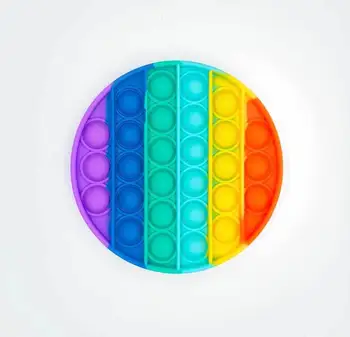 Rainbow Push Burbulas Fidget Žaislai Stumti Burbulas Jutimo Plonas Streso Atsarginiais Autizmas Turi Anti-stresas Žaislai Suaugusiems Vaikams