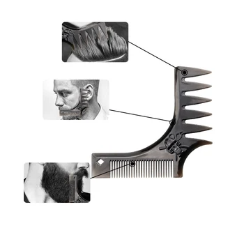 Slicked Atgal Profesionalus Stilius Šukos Anti Static Plaukų Šepetys Vyrų Modeliavimo Priemonės, Plaukų Kirpimo Šukos Dvigubi Šukų Naudojimas